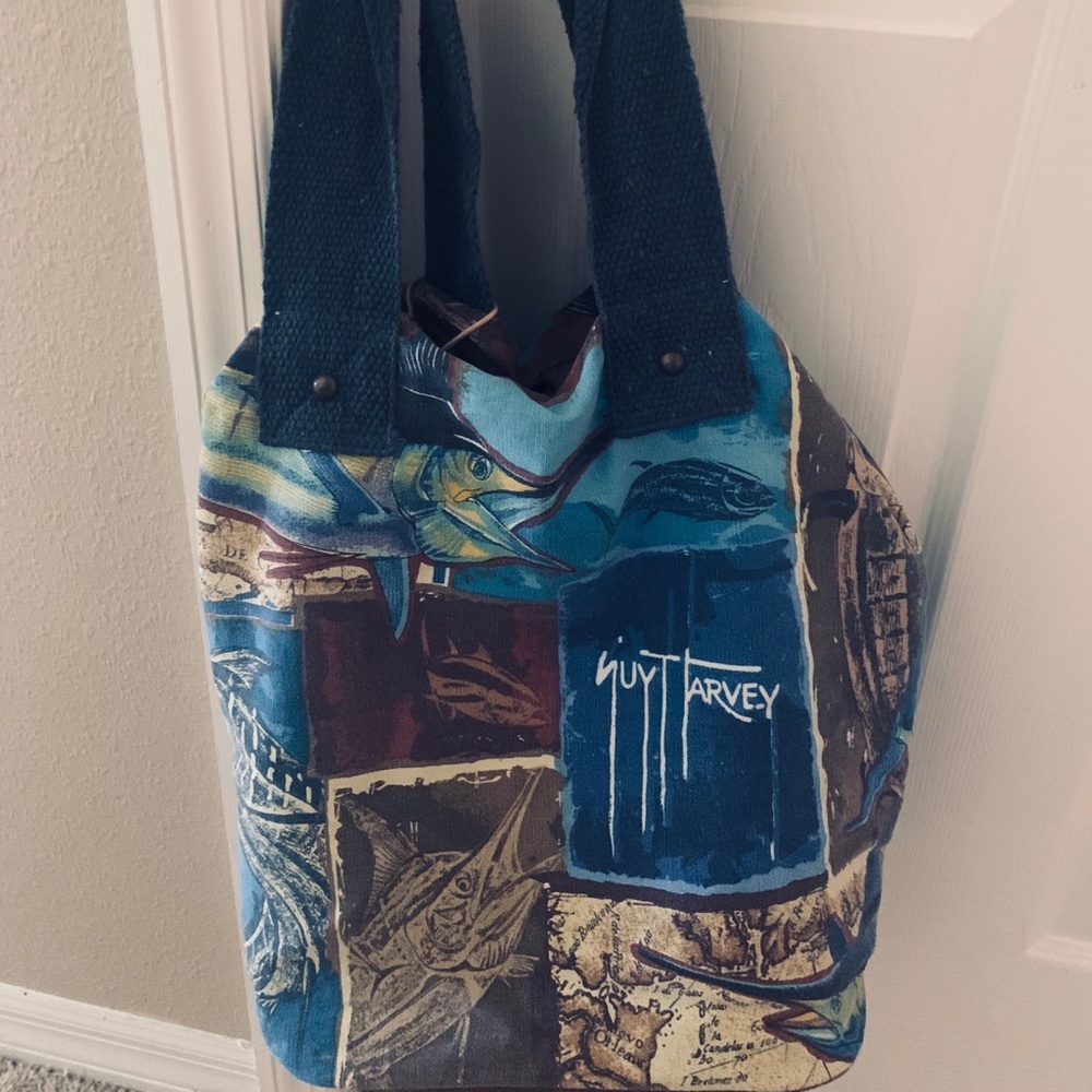 Guy Harvey boat /beach bag. 14 x 11 1/2. NWOT